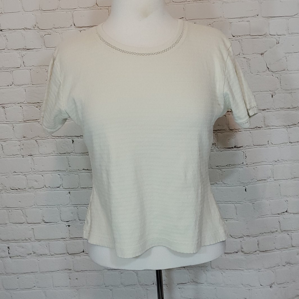 Ojai cream colored crop top